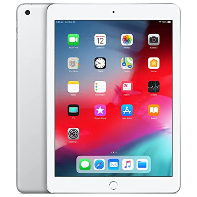 Apple iPad 9.7in 6th Generation WiFi + Cellular (32GB, Silver) (Renewed)