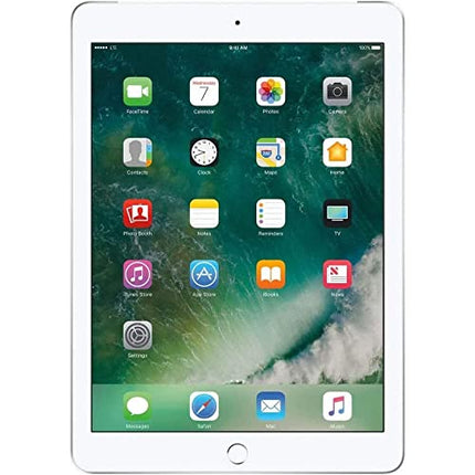 2017 Apple iPad (9.7-inch, WiFi + Cellular, 32GB) - Silver (Renewed