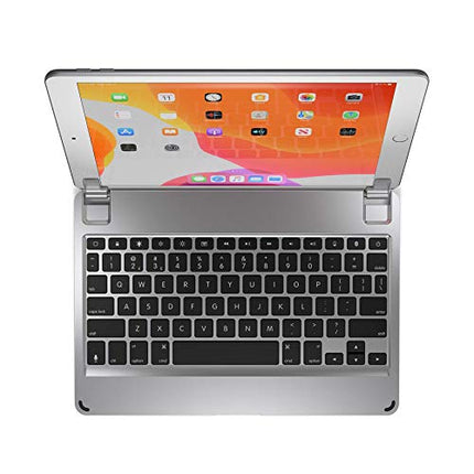 Brydge 10.2 Keyboard for Apple iPad (2019) | Aluminum Bluetooth Keyboard with Backlit Keys (Silver) (Renewed)