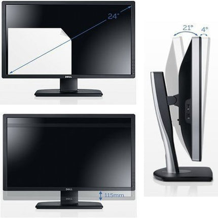 Dell UltraSharp U2412M 24-Inch 1920x1200 Screen LED-Lit Monitor (Renewed)