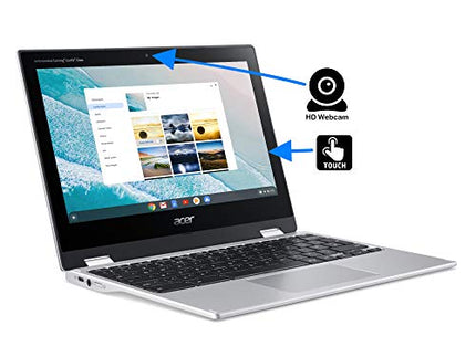 Spin 311 (NX.HUVAA.006) Chromebook, 11.6" HD Touch Display, MediaTek MT8183C 2.00GHz, 4GB RAM, 32GB eMMC, DisplayPort via USB-C, Wi-Fi, Bluetooth, Chrome OS