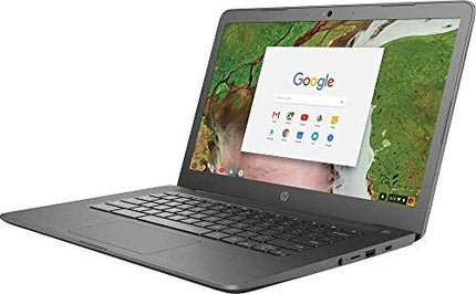 HP Chromebook 14-ca061dx, 14-inch HD Touchscreen Laptop Notebook, Intel Celeron N3350 Intel HD Graphics 500 4GB RAM 32GB Computer Storage, Chalkboard Gray (Renewed)