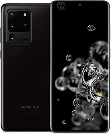 Samsung Galaxy S20 Ultra 5G, US Version, 128GB, Cosmic Black for T-Mobile (Renewed)
