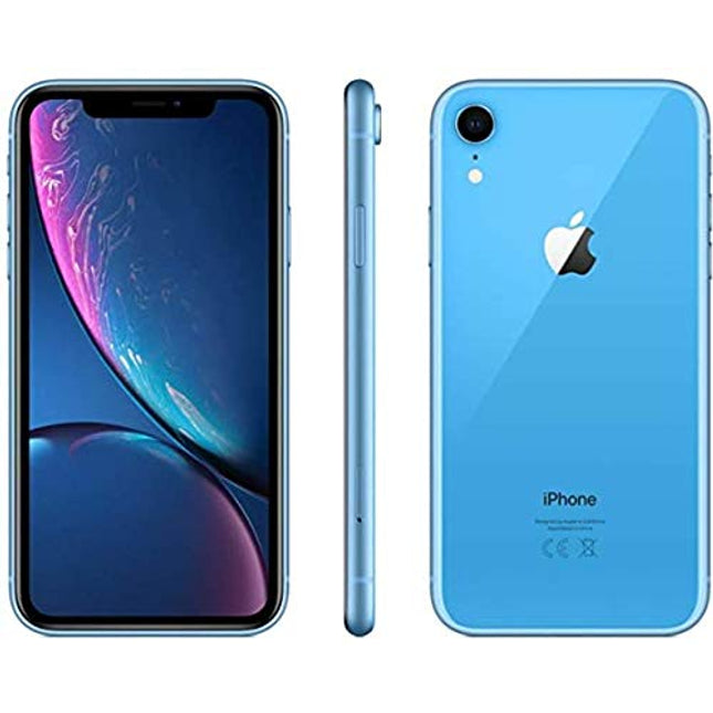 Apple iPhone XR, US Version, 128GB, Blue - Unlocked (Renewed)