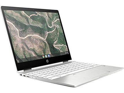 HP Chromebook x360 12b-ca0005cl 12 Inches Touchscreen HD Intel Celeron N4000 1.1 GHz Intel UHD Graphics 600 4GB RAM LPDDR4 64GB eMMC Chrome OS BT Webcam Natural Silver (Renewed)