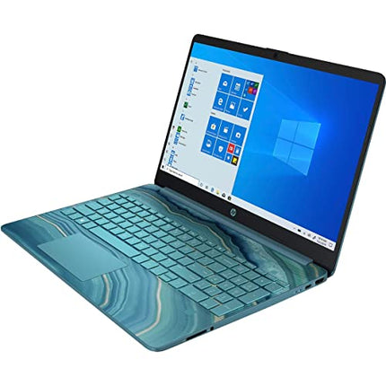 HP Laptop 15-dy0029ds 15.6" HD (1366 x 768) Intel Celeron 4020, Intel UHD Graphics 600 4GB DDR4 RAM, 128GB SSD Storage, Windows 10 Home in S Mode, Underwater Teal (Renewed)