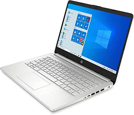 HP Laptop 14-DQ2045CL 14" FHD Intel Core i7-1165G7, Intel Iris Xe Graphics, 12GB DDR4 RAM, 512GB SSD Storage, Windows 10 Home, Natural Silver (Renewed)