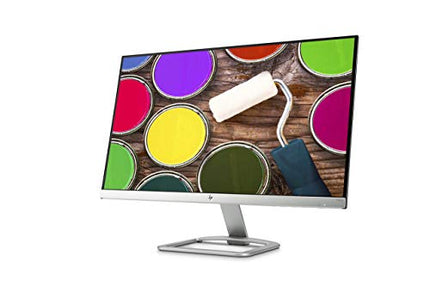 HP 23.8-inch FHD Monitor with Built-in Audio (24ea, White) (Renewed)