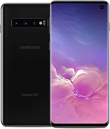 Samsung Galaxy S10, 128GB, Prism Black - Unlocked (Renewed)