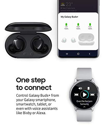 Samsung Galaxy Buds+ True Wireless Earbud Headphones - Black (Renewed)