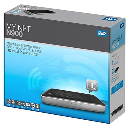 WD My Net N900 HD Dual Band Router Wireless N WiFi Router Accelerate HD (Renewed)