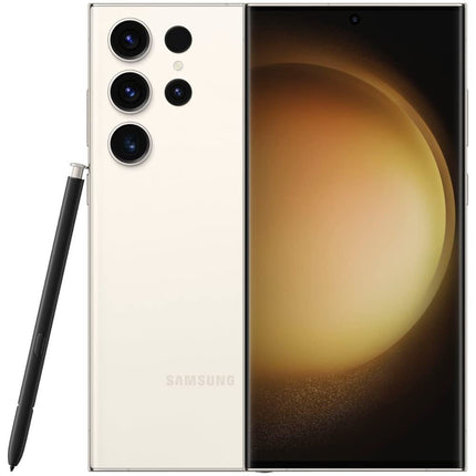SAMSUNG Galaxy S23 Ultra 5G Factory Unlocked 256GB - Cream (Renewed)