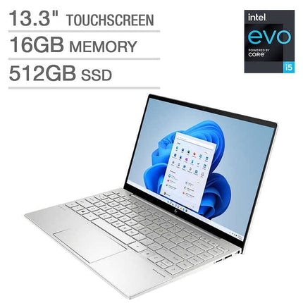 HP Envy 13.3" Intel Evo Platform Laptop - 11th Gen Intel Core i5-1135G7 16GB DDR4-2933 RAM - 512GB PCIe M.2 SSD Windows 11 13-ba1093cl (Renewed)