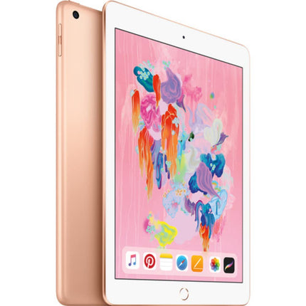 2018 Apple iPad (9.7-inch, WiFi + Cellular, 32GB) Gold (Renewed)