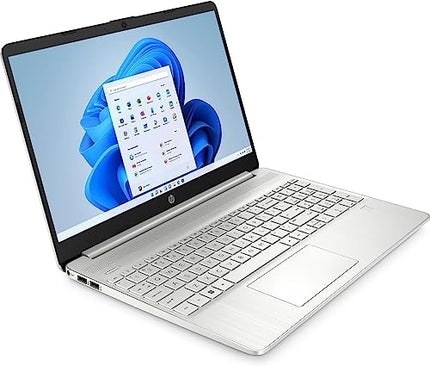 HP Laptop 15-dy0701ds 15.6-inch Large Notebook Intel Celeron N4120 4GB DDR4 RAM 128GB PCIe SSD Traditional Computer PC w/ Bluetooth HD Webcam Dual-Speaker SD Card Reader HDMI Windows 11 Home (Renewed)