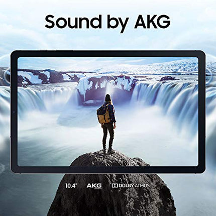 SAMSUNG Galaxy Tab S6 Lite 10.4" 64GB Android Tablet w/Long Lasting Battery, S Pen Included, Slim Metal Design, AKG Dual Speakers, US Version, Angora Blue (Renewed)