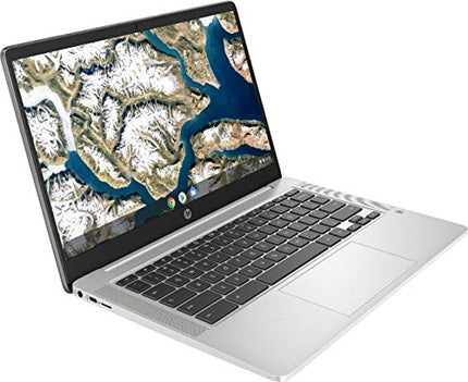 2020 HP High Performance Chromebook 14" FHD 1929x1080 - Intel Celeron N4000-4GB Memory - 32GB eMMC - Natural Silver (Renewed)