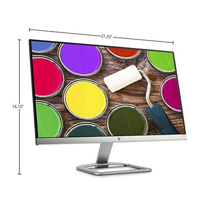 HP 23.8-inch FHD Monitor with Built-in Audio (24ea, White) (Renewed)