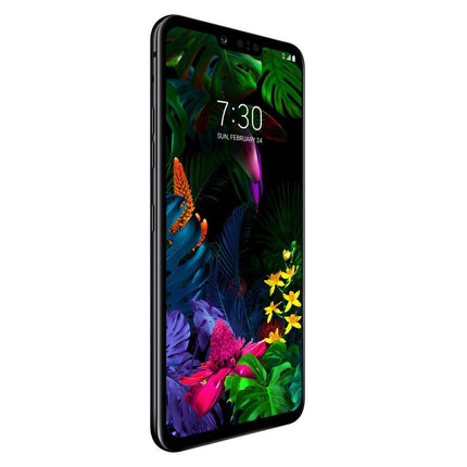 LG G8 ThinQ (128GB, 6GB RAM) 6.1" QHD+ OLED FullVision Display, Crystal Sound OLED Speaker, Hand ID, Air Motion, 4G LTE (Only for T-Mobile & Its MVNO's) (Renewed) (Aurora Black)