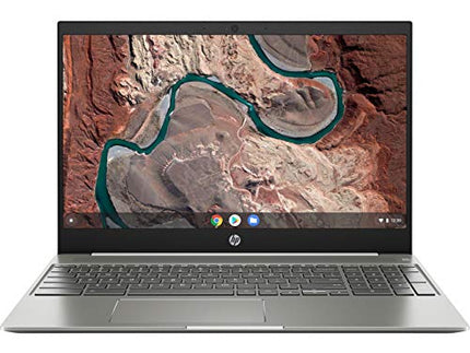 2019 Flagship HP Chromebook 15.6" IPS FHD 1080p Touchscreen Core i3-8130u 4GB 128GB eMMC Ceramic White (Renewed)