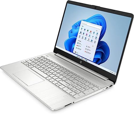 HP Laptop 15-dy0701ds 15.6-inch Large Notebook Intel Celeron N4120 4GB DDR4 RAM 128GB PCIe SSD Traditional Computer PC w/ Bluetooth HD Webcam Dual-Speaker SD Card Reader HDMI Windows 11 Home (Renewed)