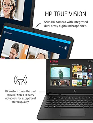 HP 14 Laptop, AMD 3020e, 4 GB DDR4 RAM, 64 GB eMMC Storage, 14-inch HD Touchscreen Display, Windows 10 Home in S Mode with Microsoft 365 Included for 1 Year (14-fq0050nr, 2020 Model) (Renewed)