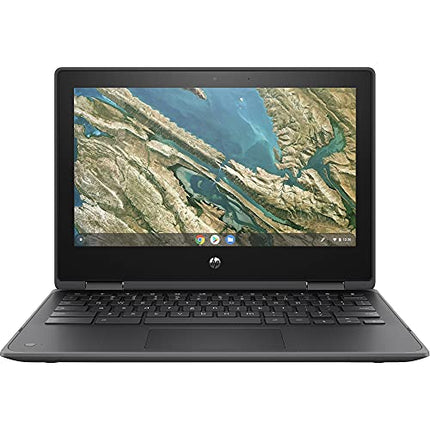 HP Chromebook x360 11 G3 EE 11.6" Touchscreen 2 in 1 Chromebook - 1366 x 768 - Celeron N4020-4 GB RAM - 32 GB Flash Memory - Chalkboard Gray - Chrome OS 64-bit - Intel UHD Graphics 600 - in-Plane S