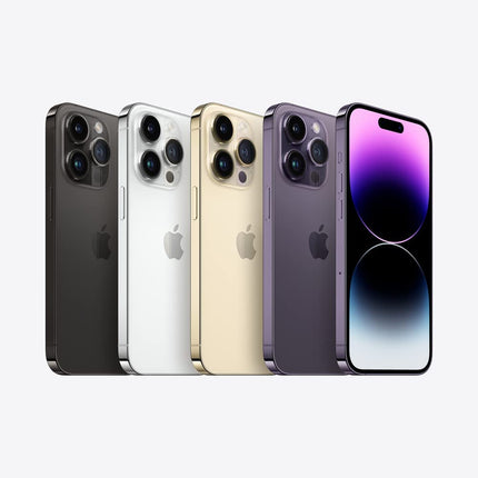 Apple iPhone 14 Pro Max, 128GB, Deep Purple - Unlocked (Renewed)
