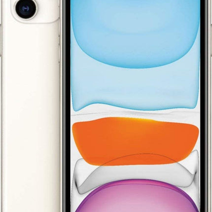 Apple iPhone 11, US Version, 128GB, White - Unlocked (Renewed)