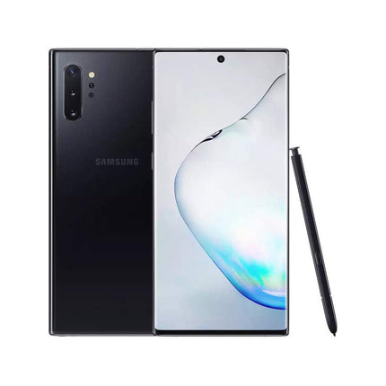 Samsung Galaxy Note 10+ Plus SM-N976U Aura Black Single-SIM Factory Unlocked 5G Smartphone (Renewed)