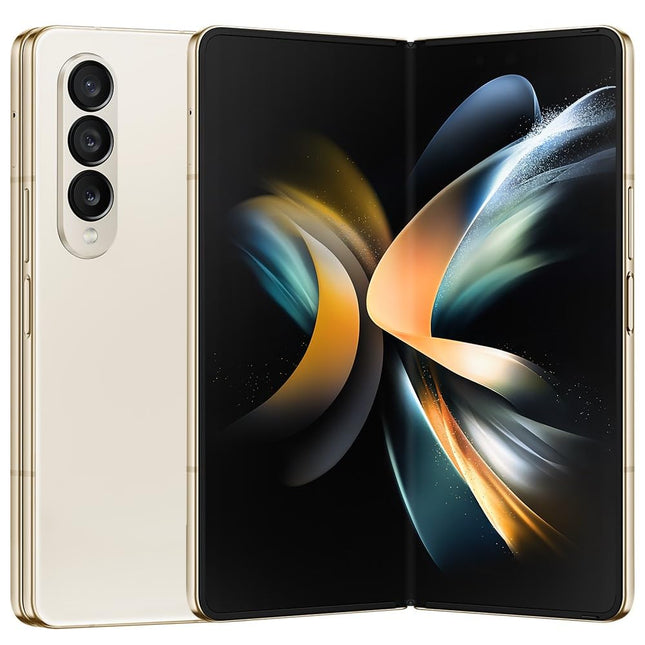 SAMSUNG Galaxy Z Fold 4 Factory Unlocked 512GB Beige SM-F936U1 (Renewed)