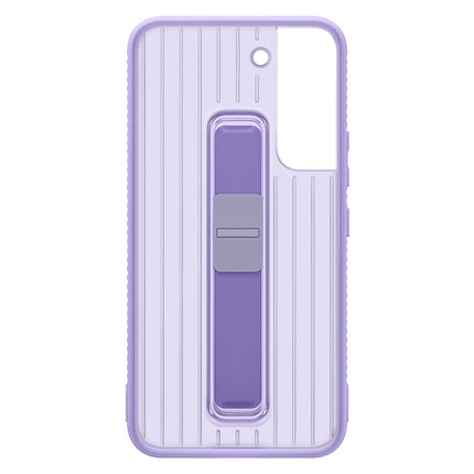 SAMSUNG Galaxy S22 Protective Standing Cover, High Protection Phone Case, 2 Detachable Kickstands, 2 Viewing Angles, US Version, Lavender, (EF-RS901CVEGUS)