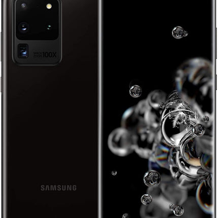 Samsung Galaxy S20 Ultra 5G, US Version, 128GB, Cosmic Black for T-Mobile (Renewed)