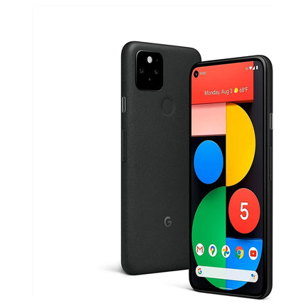 Google Pixel 5 GA01955-US Just Black 5G 128GB Smartphone (Renewed)