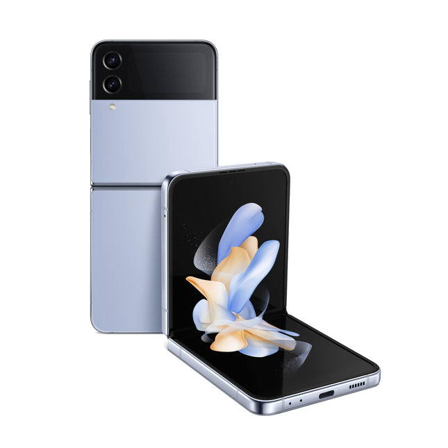 Samsung Galaxy Z Flip 4 Factory Unlocked SM-F721U1 128GB Blue (Renewed)