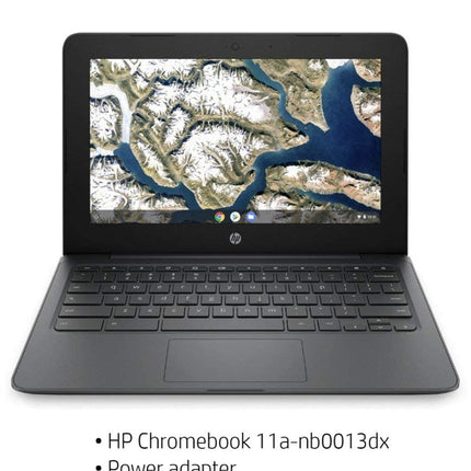 HP - 11.6" Chromebook - Intel Celeron - 4GB Memory - 32GB eMMC Flash Memory - Ash Gray