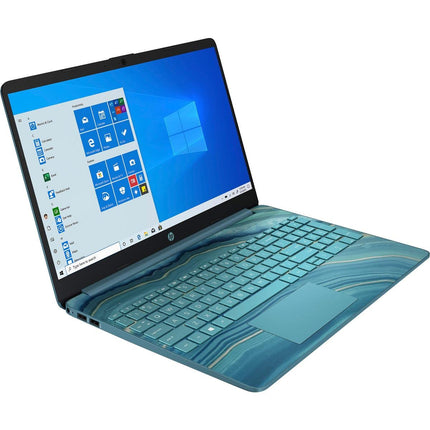 HP Laptop 15-dy0029ds 15.6" HD (1366 x 768) Intel Celeron 4020, Intel UHD Graphics 600 4GB DDR4 RAM, 128GB SSD Storage, Windows 10 Home in S Mode, Underwater Teal (Renewed)