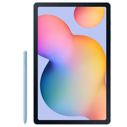 SAMSUNG Galaxy Tab S6 Lite 10.4" 128GB Android Tablet, LCD Screen, S Pen Included, Slim Metal Design, AKG Dual Speakers, 8MP Rear Camera, Long Lasting Battery, US Version, 2022, Angora Blue