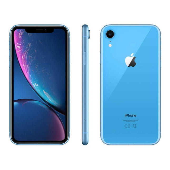 Apple iPhone XR, US Version, 64GB, Blue - Verizon (Renewed)