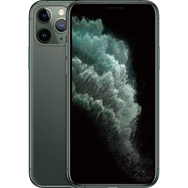 Apple iPhone 11 Pro, 256GB, Midnight Green - Unlocked (Renewed)