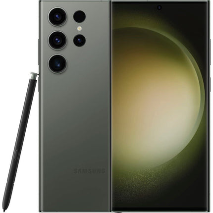Samsung Galaxy S23 Ultra SM-S918 256GB Verizon Phantom Black (Renewed) (Green)