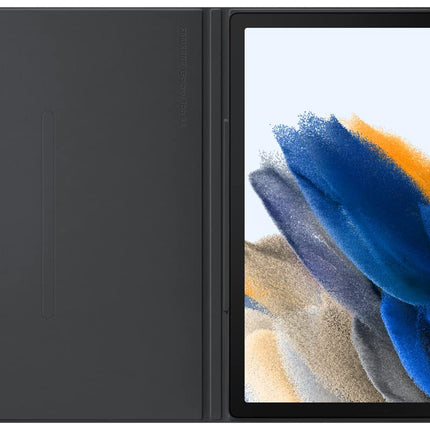 SAMSUNG Galaxy Tab A8 Book Cover, Protective Tablet Case w/ 2 Viewing Angles, Magnetic Design, S Pen Holder, Slim, Lightweight, US Version, Dark Gray