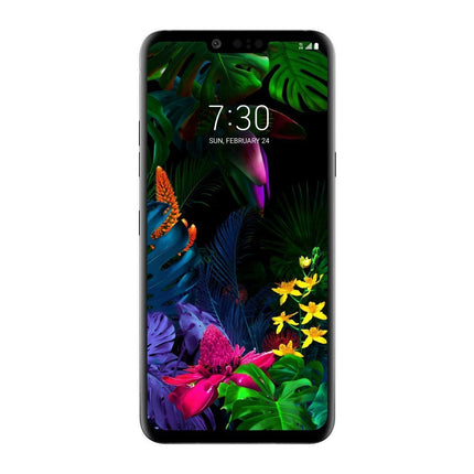 LG G8 ThinQ (128GB, 6GB RAM) 6.1" QHD+ OLED FullVision Display, Crystal Sound OLED Speaker, Hand ID, Air Motion, 4G LTE (Only for T-Mobile & Its MVNO's) (Renewed) (Aurora Black)