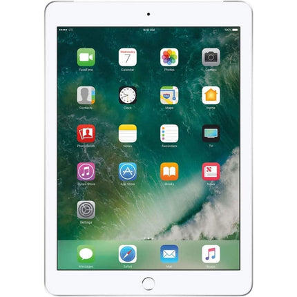 2017 Apple iPad (9.7-inch, WiFi + Cellular, 32GB) - Silver (Renewed