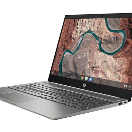 2019 Flagship HP Chromebook 15.6" IPS FHD 1080p Touchscreen Core i3-8130u 4GB 128GB eMMC Ceramic White (Renewed)
