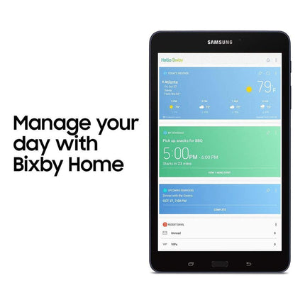 Samsung Galaxy Tab A Black 8" 32 GB Wifi Tablet (Renewed)