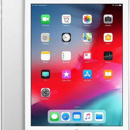 Apple iPad 9.7in 6th Generation WiFi + Cellular (32GB, Silver) (Renewed)