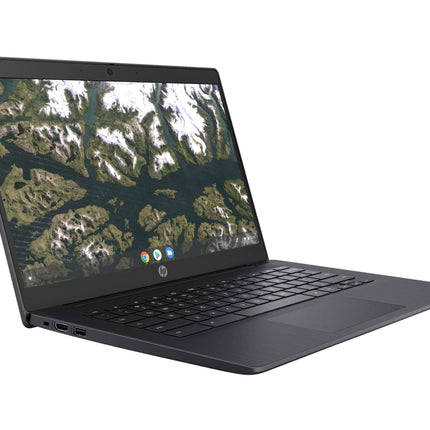 HP Chromebook 14 G6 - Celeron N4020 / 1.1 GHz - Chrome OS 64-8 GB RAM - 32 GB EMMC - 14" 1366 X 768 (HD) - UHD Graphics 600 - Wi-Fi, Bluetooth - Chalkboard Gray - Kbd: US - 1A717UT#ABA