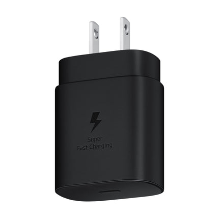 SAMSUNG 25W USB-C Super Fast Charging Wall Charger - Black (US Version with Warranty)