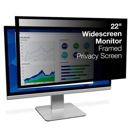 3M Framed Privacy Filter for 22" Widescreen Monitor (PF220W9F)